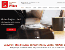 Tablet Screenshot of copymat.cz